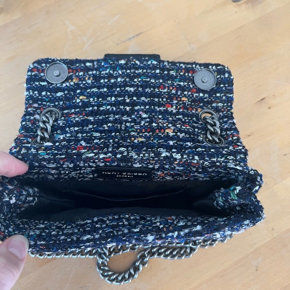 Kurt Geiger Mini Kensington Tweed Purse - Picture 9 of 12